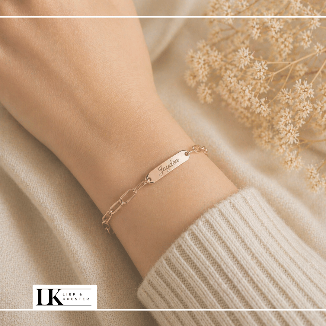 Armband met graveerplaatje - Afbeelding 7