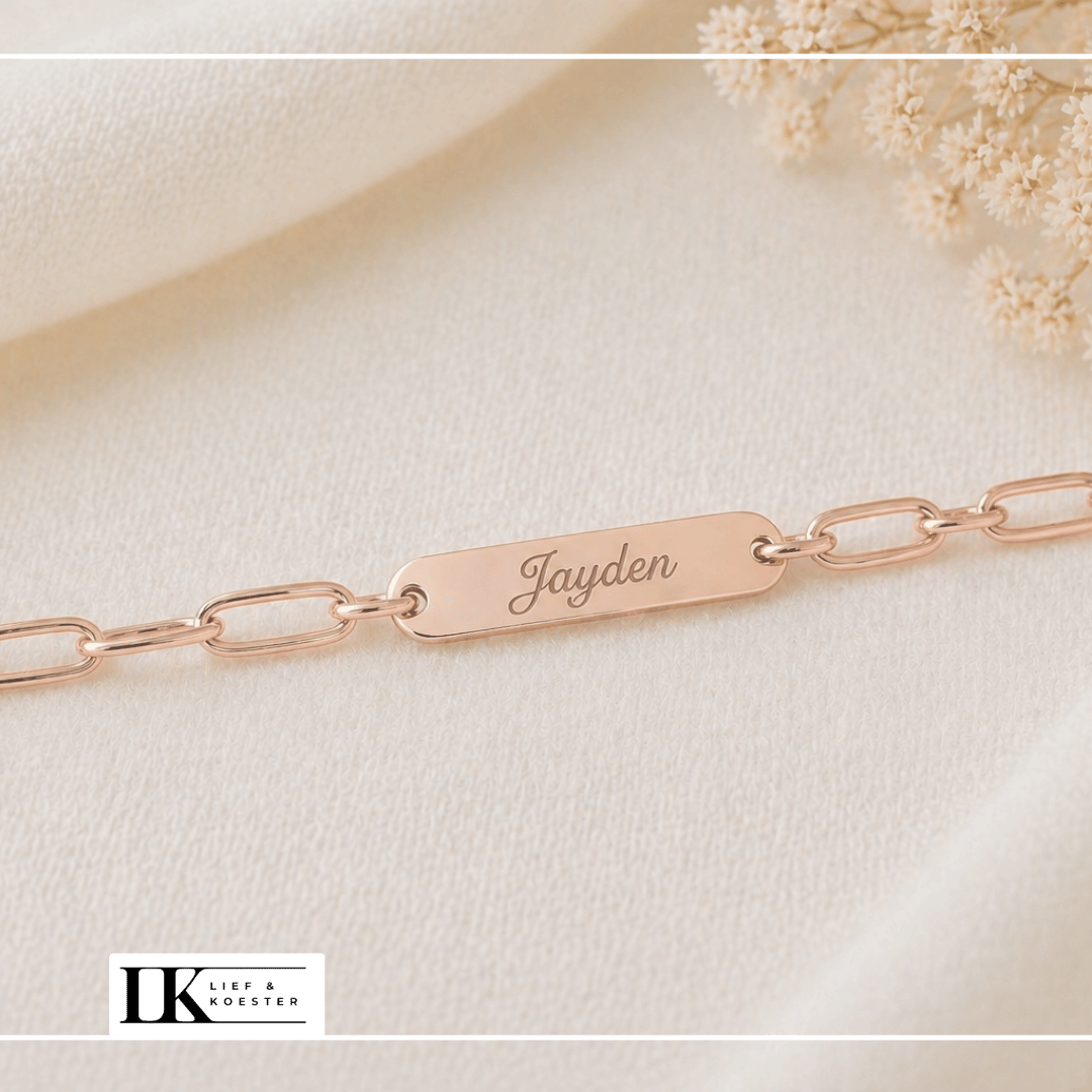 Armband met graveerplaatje - Afbeelding 8