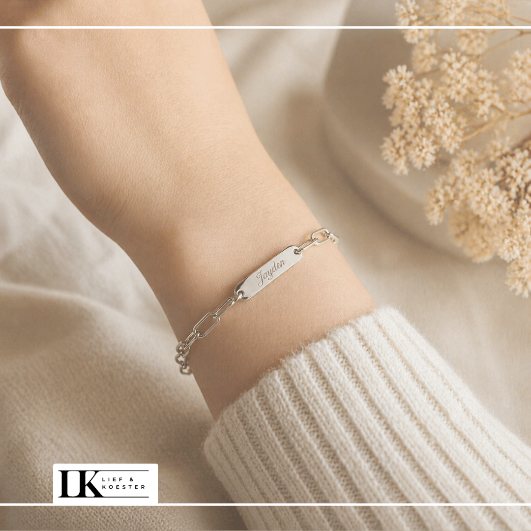 Armband met graveerplaatje - Afbeelding 5